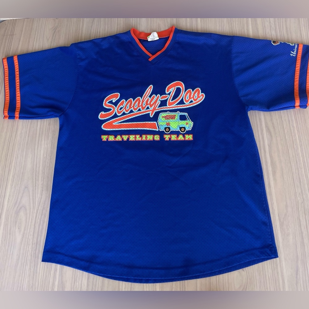 Universal Studios Scooby-Doo Men's Blue Traveling Team Jersey